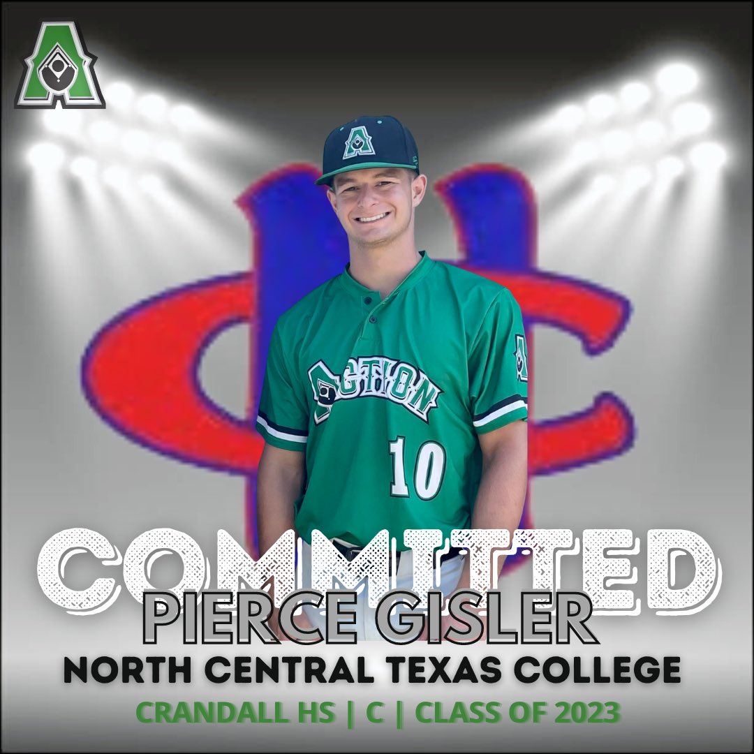 COMMITTED. 

A big congratulations to <a href="/PierceGisler/">PIERCE GISLER</a> who has committed to continue his baseball &amp; academic career w/ @NctcBaseball ⚾️ all of your time and hardwork has paid off &amp; we could not be more proud! Keep grinding - we cannot wait to watch you behind the dish for the Lions!