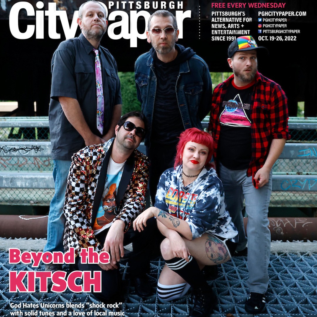 🚨 NEW ISSUE 🚨 Featuring behind-the-scenes with “dick rock” band <a href="/UnicornsGod/">god HATES unicorns</a>, all about <a href="/thelysscott/">mother earth ☾☠ ✯</a>'s newest album, a conversation with <a href="/oldprosonline/">Old Pros ☂️ Decriminalizing SW</a>'s <a href="/KaytlinBailey/">Kaytlin Bailey</a> about her new one-woman show and more 🦄

Check it out: issuu.com/pghcitypaper/d…

📸: <a href="/WickPhoto/">Jared Wickerham</a>