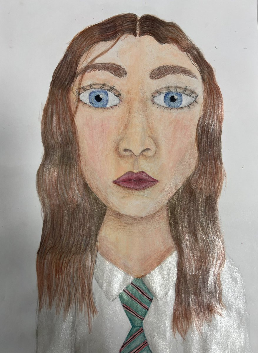 BanAcademyNews's tweet photo. Some absolutely stunning work from 8G with their first attempts at a self portraits as part of their Portraiture Unit in Art with Miss McCullough https://t.co/VIFf9DCRqD