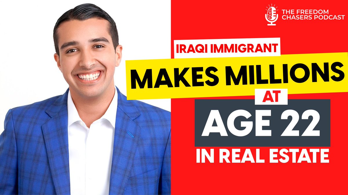 tfcp_podcast's tweet photo. Check out our new episode! Abbas went from sleeping on the floor to owning 1500 units.
#realestateinvesting #realestate #podcast #commercialrealestate #realestateinvesting101 #coldcalling #buyinghouses #realestatesuccess #freedomchasers #modelequity #abbasmohammed https://t.co/DHFgKInLGn