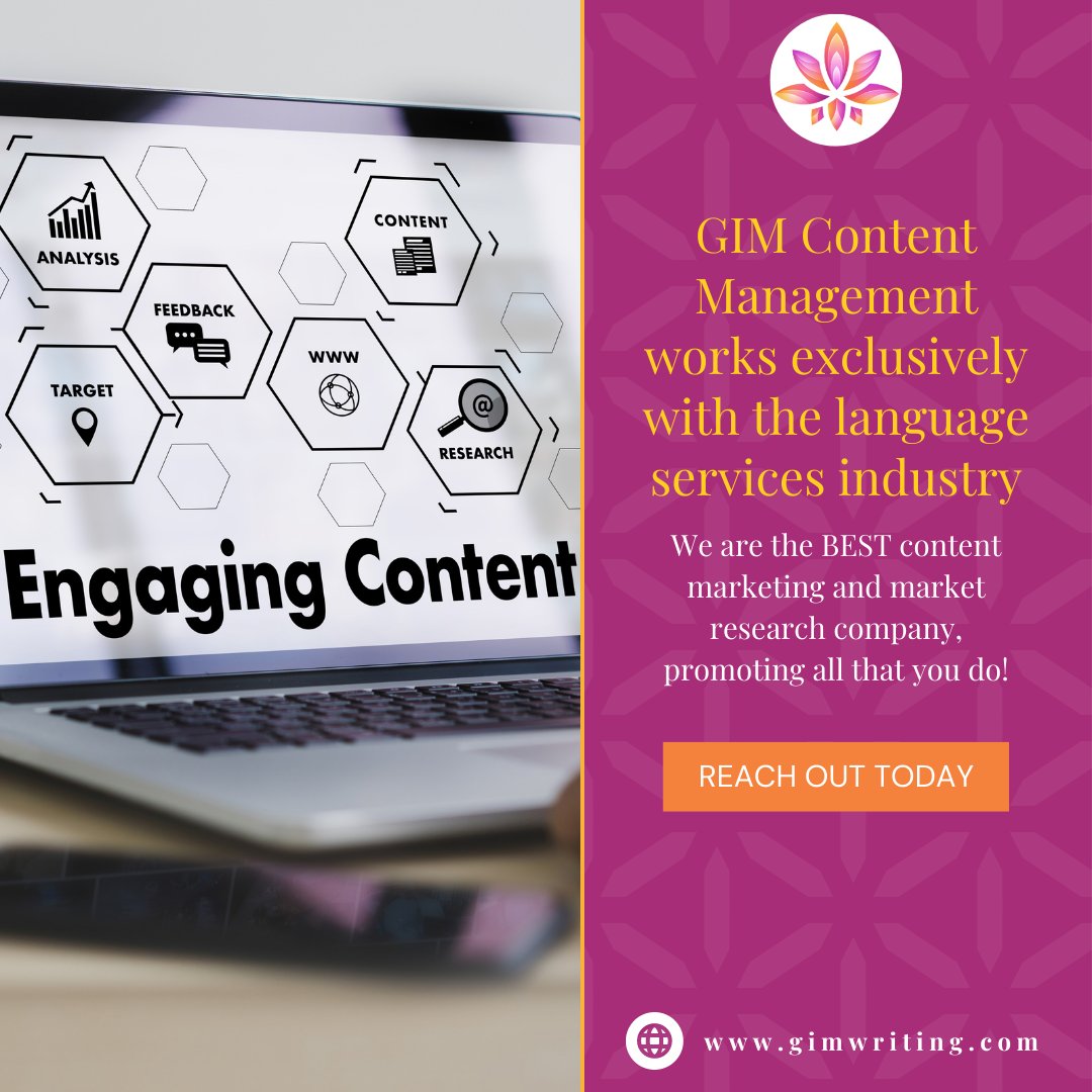GimContent's tweet photo. 🌸When it comes to writing and editing, GIM Writing can help. Our content management only collaborates with the sector of language services. We are your finest partner in content marketing and market research!

☎ | 716-994-4467
🌐 | https://t.co/j58x3GrTj2

#contentmarketing https://t.co/seb6Ipamdl