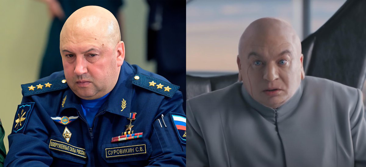 tarasmi's tweet photo. It is not discussed much, but every Russian official looks like a parody villain from Austin Powers comedies. Look, it's the same person. https://t.co/muwaL4IfDT