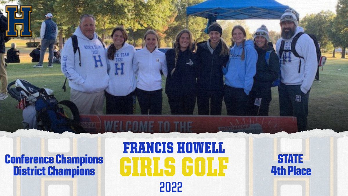 Congratulations to Girls Golf on a great season. Our Vikings brought home a conference and district championship as well as placing 4th at State. A great group of Vikings both on &amp; off the course. Thank you for representing Howell well! #unmatcHed
