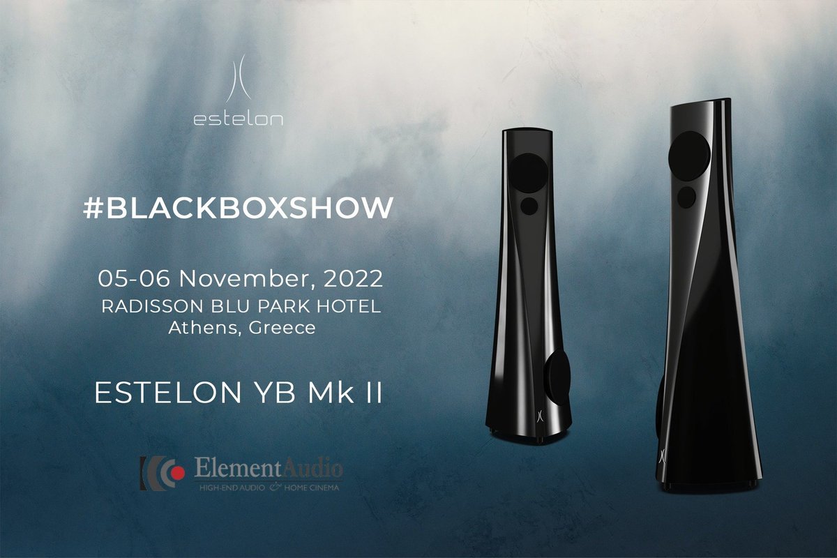 Estelon 公式から 28-30 Oct. Tokyo International Audio Show (Japan) 28-30 Oct. Audio Video Show (Poland) 05-06 Nov. Blackbox AV Show (Greece)