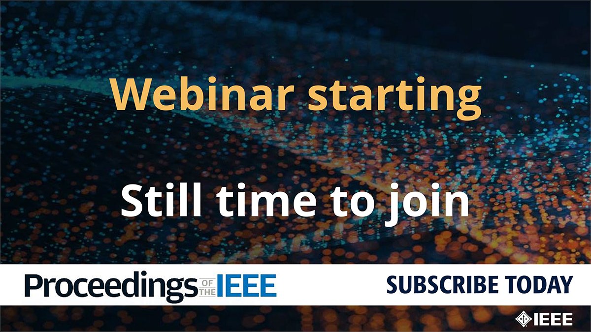 ProceedingsIEEE's tweet image. Our #webinar is starting - still time to join! With Guest Editor Marco Di Renzo and lead authors Tie Jun Cui, Rui Zhang, Stefano Maci, and Lee Swindlehurst in discussion of #ReconfigurableIntelligentSurfaces: bit.ly/ProceedingsIEE… #RIS