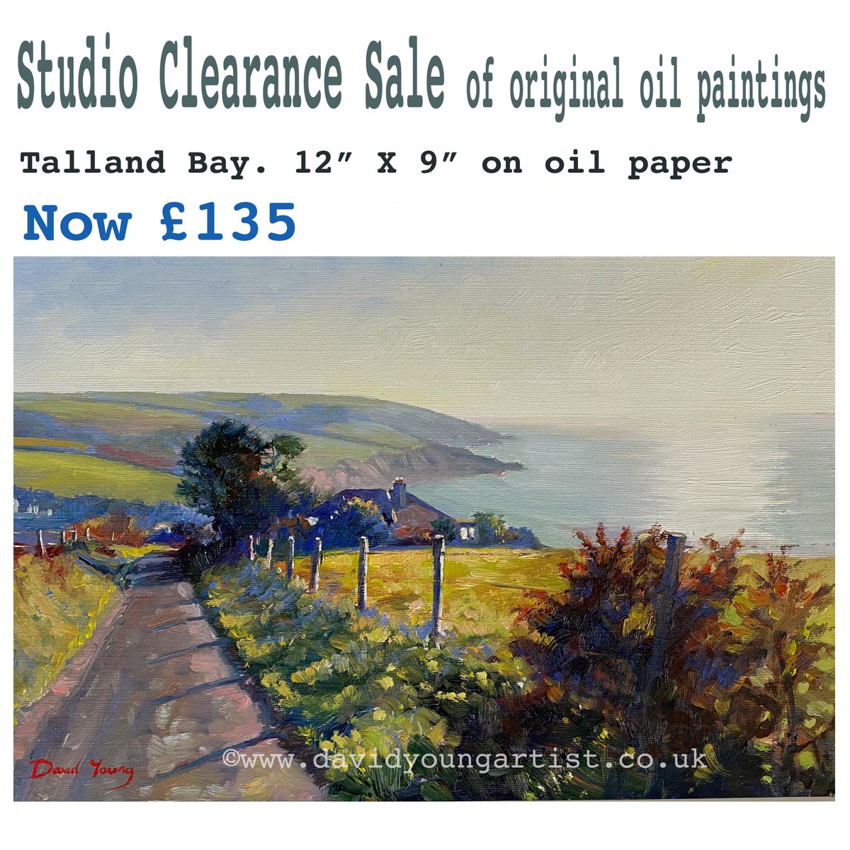 DavidYoung512's tweet photo. I'm tidying my studio and selling a few paintings at much reduced prices :-) Let me know if you'd like to buy this original oil painting. UK postage included. https://t.co/O0jxEOsVqe