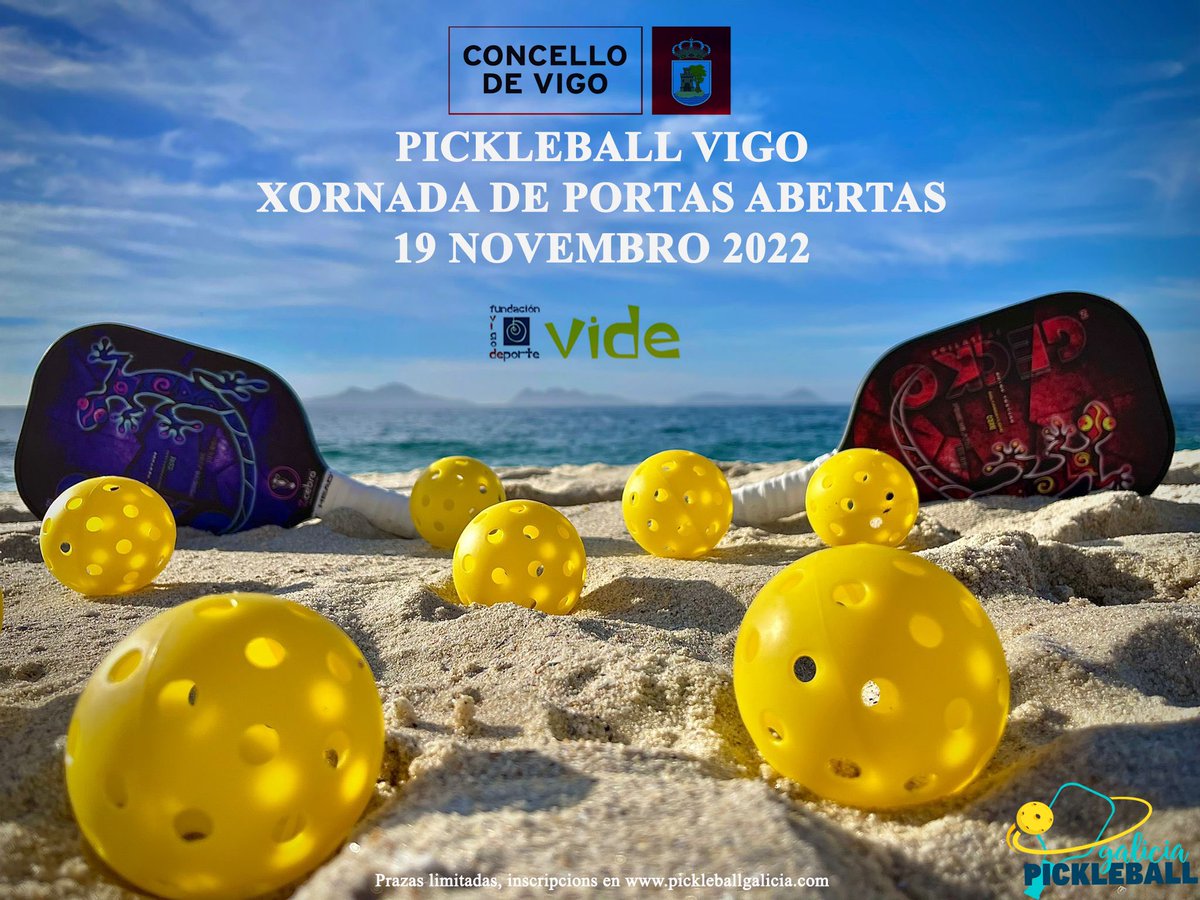 Te vienes a nuestra jornada de puertas abiertas?? Prueba el deporte de moda !Inscríbete  en pickleballgalicia.es no lo dejes escapar! #pickleball <a href="/PickleballSpain/">Pickleball Spain</a> <a href="/PickleballGali/">Pickleball Galicia</a> <a href="/Vigo__e/">Vigoé</a> #vide #vigoesdeporte #deportevigo #deportegalicia