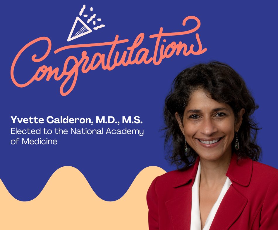 ABEM Director Yvette Calderon, M.D., M.S., has been elected to the National Academy of Medicine for her outstanding contributions to medicine. Congratulations Dr. Calderon! #ABEMProud