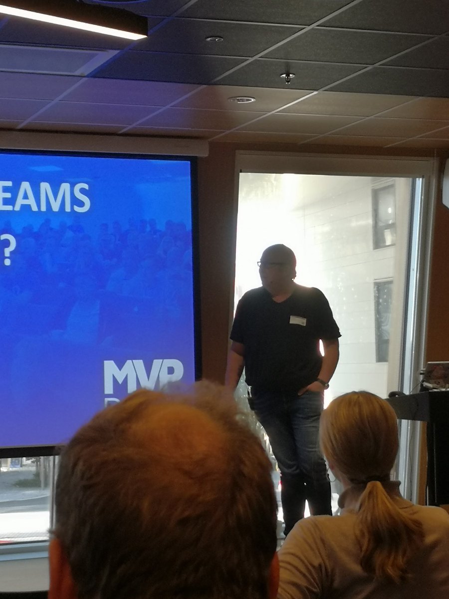 Enjoying @kaistenberg on Dynamics 365 in Teams at #mvpdagen