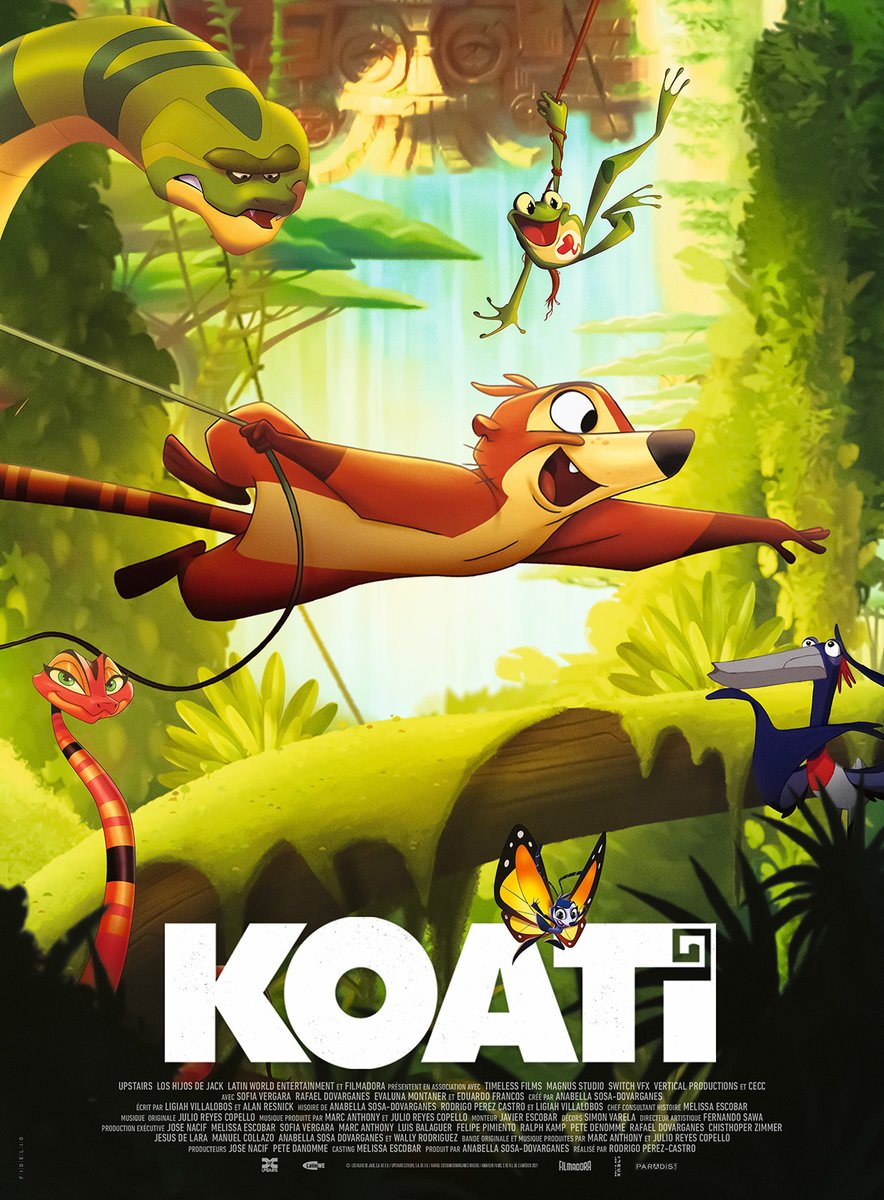 CinemaNort's tweet photo. En Amérique latine, une joyeuse bande d’animaux cohabite en harmonie au pays de Xo, au cœur de la forêt tropicale.
Ce dimanche 23 octobre à 10h30, venez découvrir "Koati".
Bande-annonce : https://t.co/6gGMqAcgSH
#nortsurerdre #petitmars #lestouches #cinema #association #culture https://t.co/HUMOvZpxP9