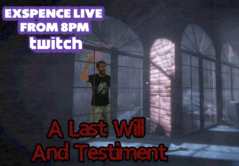 ExspenceTTV's tweet photo. Can we overcome the horror of this new game?
Plus beer review, Fact of the day, and more.
#testament_will #twitch #twitchcreator #horrorgame #Spooktober https://t.co/N7sG2uG3Y3