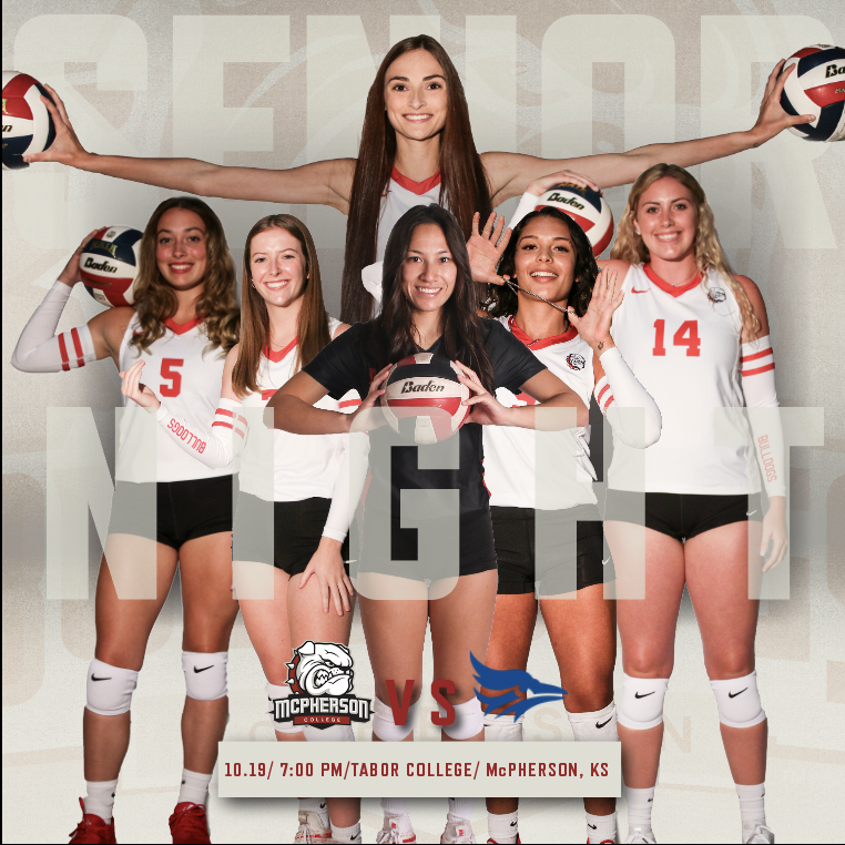 MacCollegeVB's tweet photo. 🚩 SENIOR NIGHT 🚩 

🆚 Tabor College
⏰ 7:00 PM
📍 McPherson, KS
📺 https://t.co/aRjN1X94Aj
🎟️https://t.co/5Ps1r9v7FT…
#BulldogPride

📊 https://t.co/G1kqRfngYZ