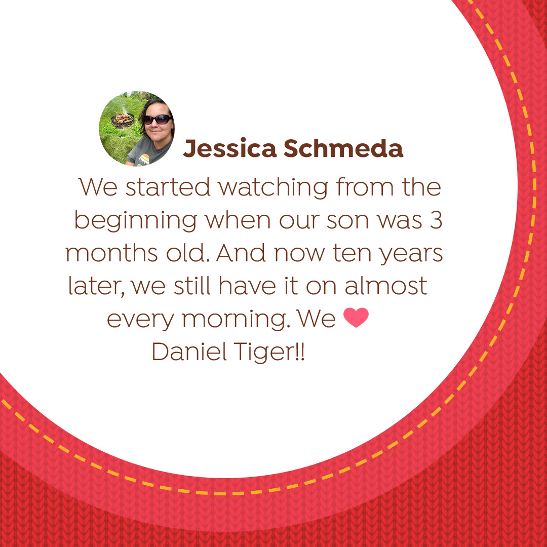 Raise your hands if Daniel Tiger is part of your household's morning routine, too! 🙌