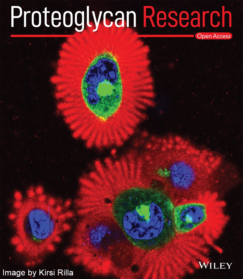 Dear proteoglycan lovers, I am happy to announce the birth of Proteoglycan Research, a new open-access journal published by Wiley. This new journal is devoted to all research on proteoglycans, hyaluronan, sulfated-glycosaminoglycans, and related molecules. onlinelibrary.wiley.com/page/journal/2…