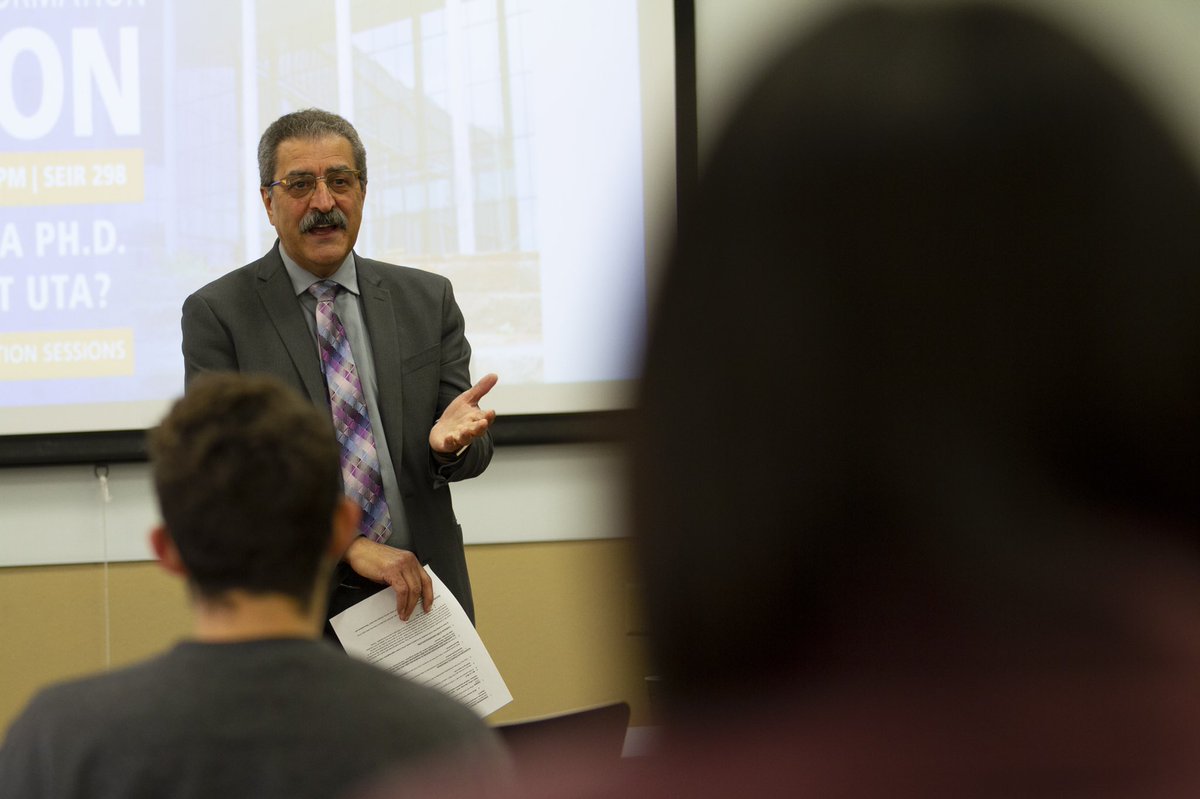 UTAScienceDean's tweet photo. Great questions in-person and submitted online for Discussions with the Dean … always wonderful to hear directly from our students. 

#MaverickScience x @UTAScience https://t.co/wnnqvAuUf5