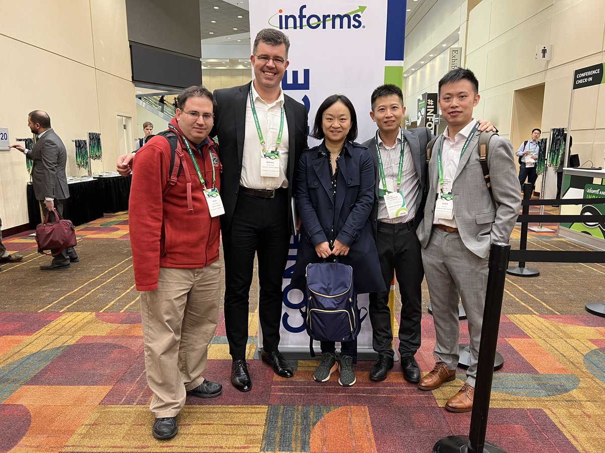 steeelheart's tweet photo. It was wonderful seeing the old office mates at CIST/INFORMS this year. So many beautiful UConn memories popping out. How time flies! https://t.co/sDjvL8Mvie