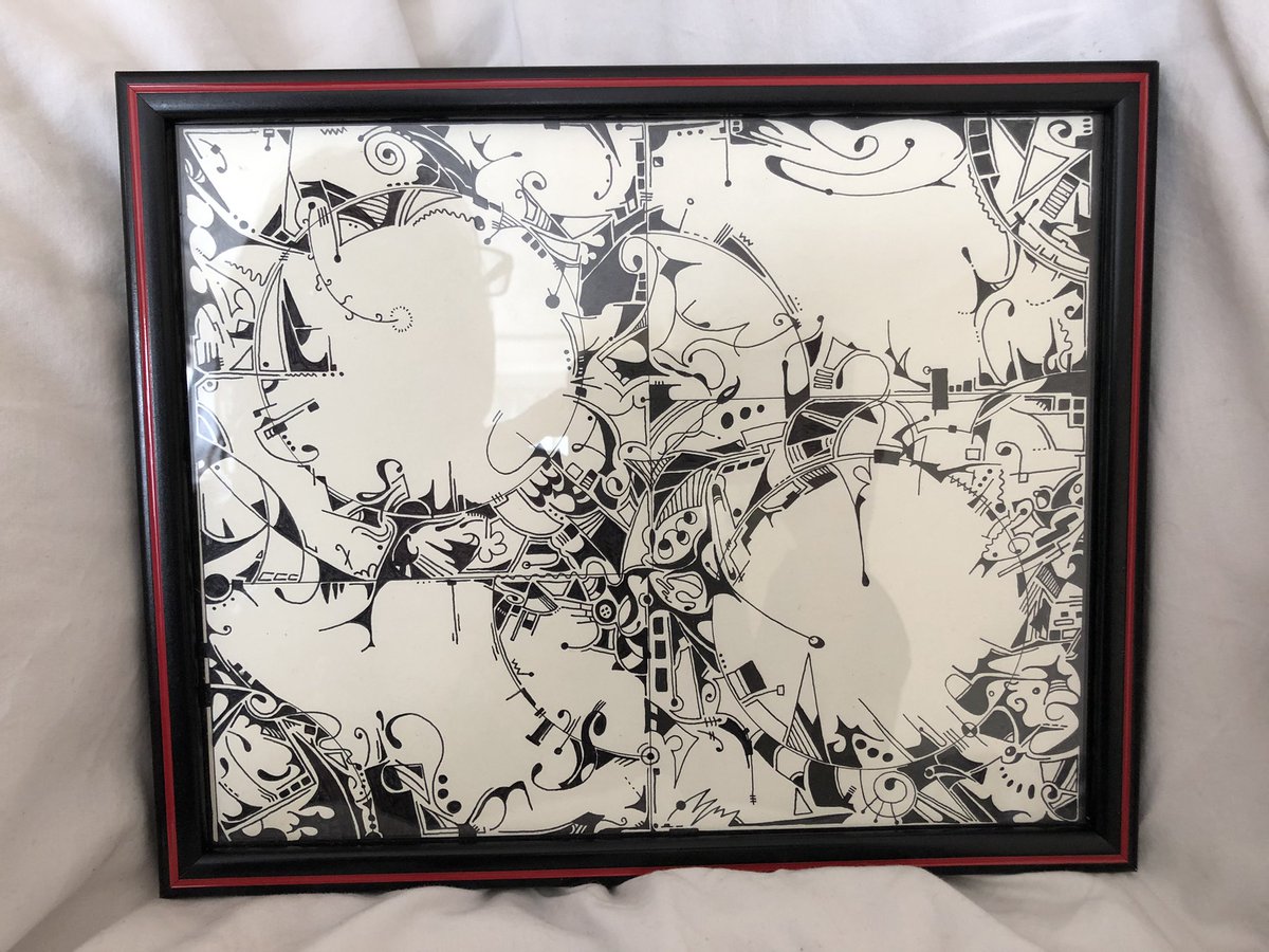 ButtonSteampunk's tweet photo. Different Dimensions - available in my etsy shop now. Framed/glazed pen and ink drawing. #steampunkbutton #penandink #drawing #different #dimensions #differentdimensions https://t.co/UljoVs7ELD