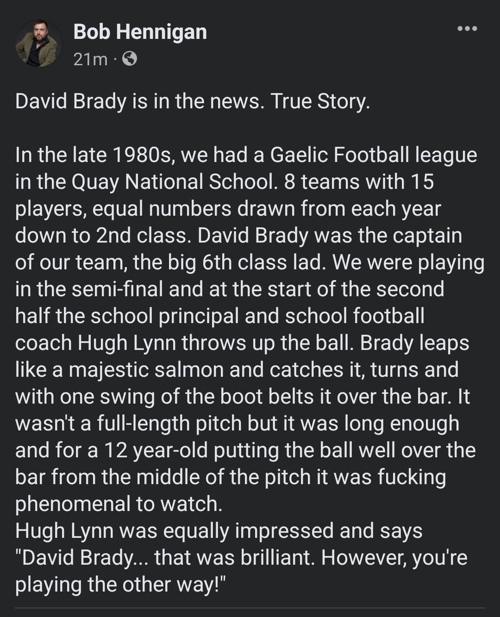 DewDropComedy's tweet image. David Brady is in the news. #GAA #GAABEO #mayogaa