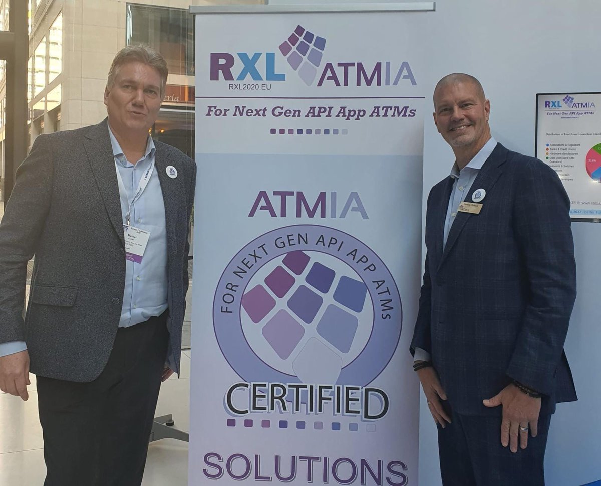 rxl2020's tweet photo. Learn all about Future Proofing towards Next Gen ATMIA Certified Solutions during my presentation tomorrow morning or at the Next Gen ATMIA booth no. 11 #ATMEurope2022 
@ATMIAEurope https://t.co/wCsXO02lz8