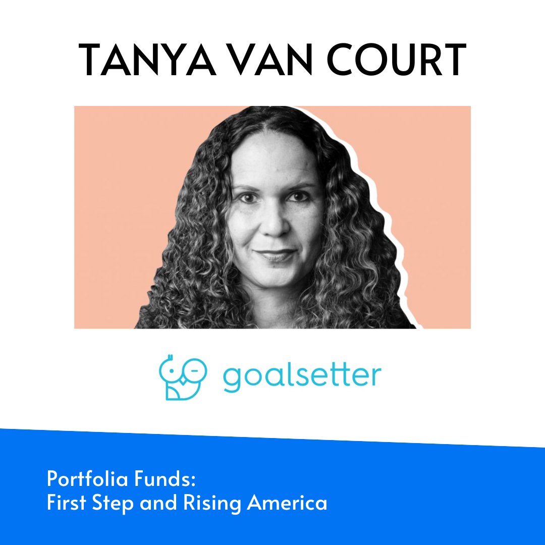 (4/4) 🎉 @tvancourt, CEO & Founder of @GoalsetterCo - for building a financial app for the whole family--and white-labeling it to break into the B2B market. Portfolia is proud to have invested in Goalsetter through two of our funds, First Step Fund and Rising America Fund.