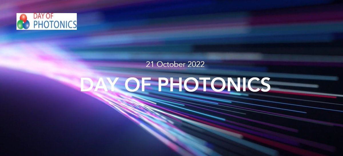 Everyday at Iridian is a #DAYOFPHOTONICS but Oct.21st makes it official. #Photonics is part of all of our daily lives in ways we usually don't appreciate.

On Oct.21st take a moment and think about how #Photonics lights up your life.

day-of-photonics.org