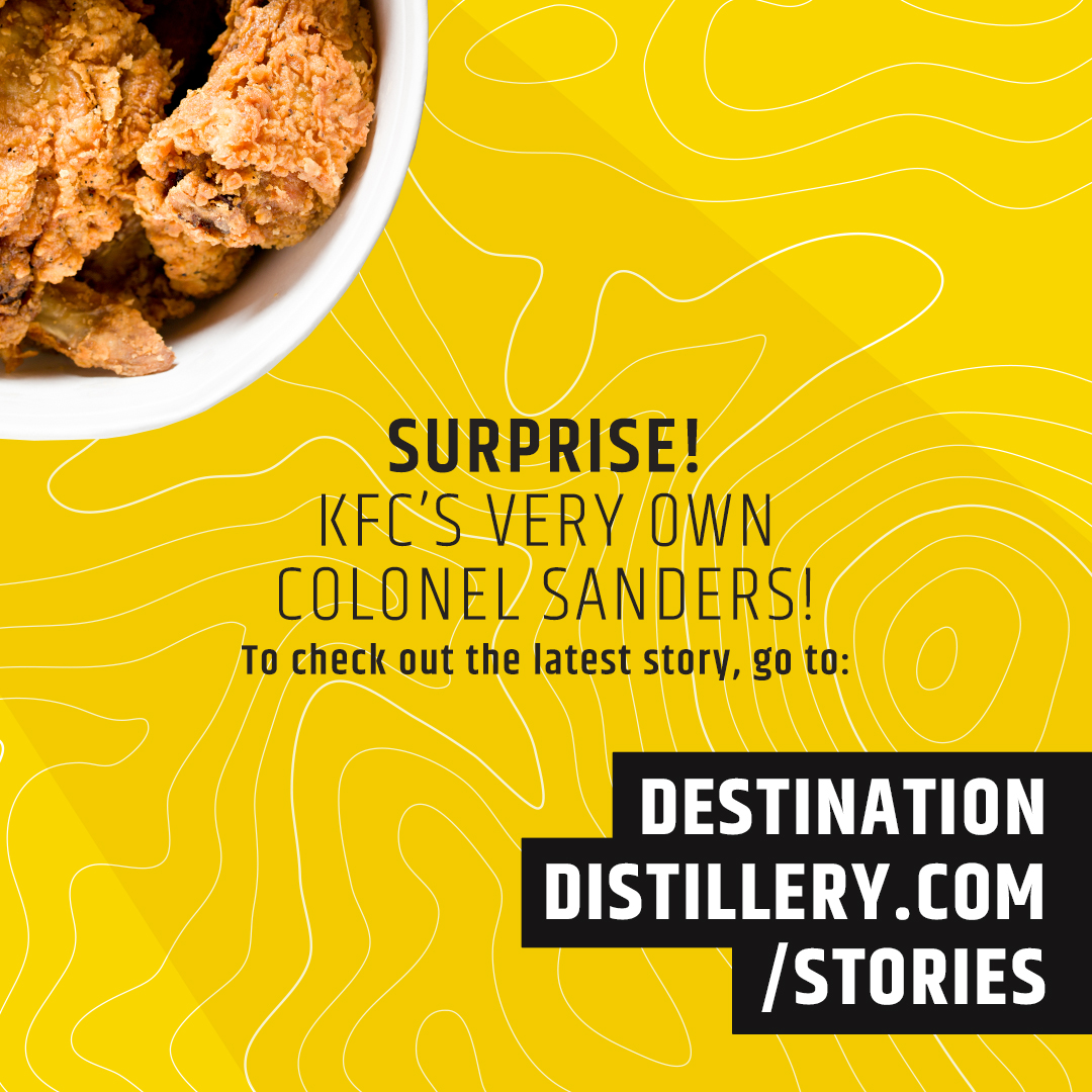destinationdist's tweet photo. Long before former @MakersMark CEO, Bill Samuels Jr. entered the 🥃 biz he got a PhD in sales by driving Harland Sanders around KY as the Colonel was launching his new fried chicken🐔 venture. 

How did that summer change the future Bourbon King? https://t.co/UsShx7qVVI https://t.co/zDPmKbIOrF