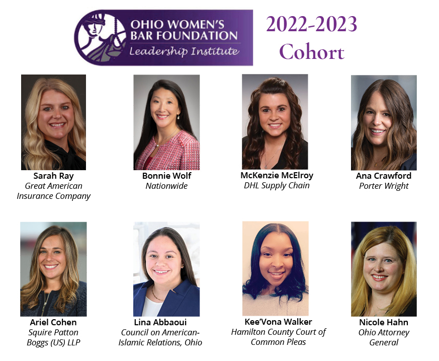 OWBA's tweet photo. We are happy to reveal the 2022-2023 Leadership Institute cohort! The next 6 months 24 talented, women, attorneys from Ohio will engage a robust curriculum.  This connects them to tools, sources, and network to navigate their careers, inspire their teams, &amp; seize opportunities. https://t.co/lKxjen2is6