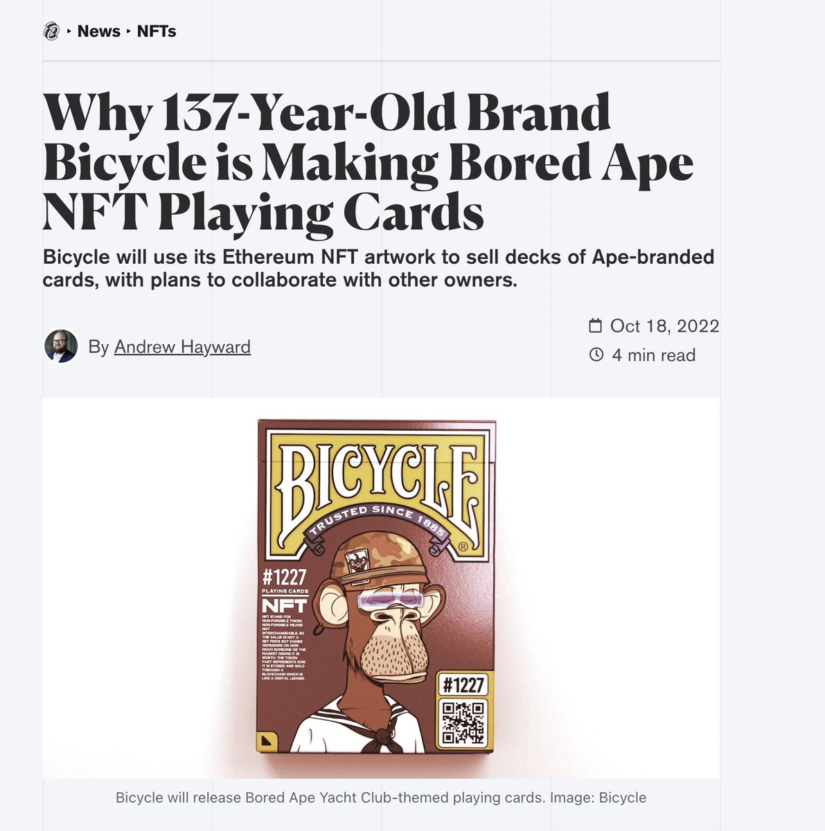 It’s official. We aped in. See you on the moon. 🚀 (1/3) decrypt.co/112202/why-137…