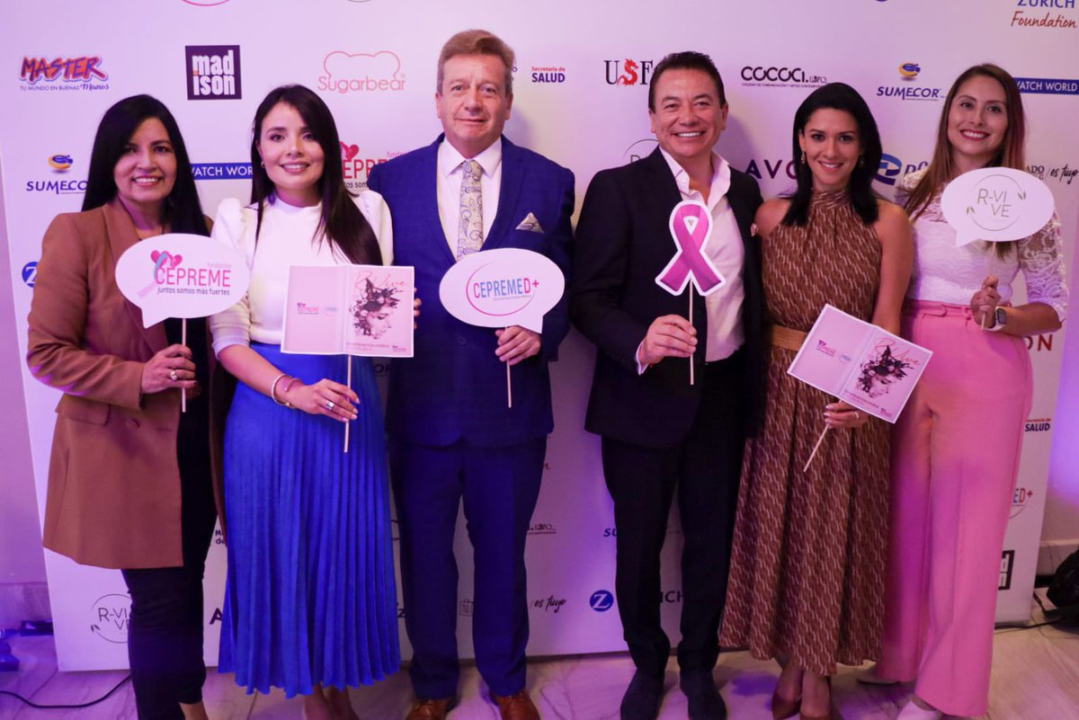 PabloPonce's tweet photo. Agradezco a Andrea Encalada por la invitación al lanzamiento de la Revista a la Vida "RVIVE", iniciativa de @mujercepreme que suma esfuerzos de lucha contra el #ElCancerDeMama 
¡Recuerda que un chequeo oportuno, salva tu vida!
#QuitoSolidario #PabloContigo https://t.co/rdzyArE6n8