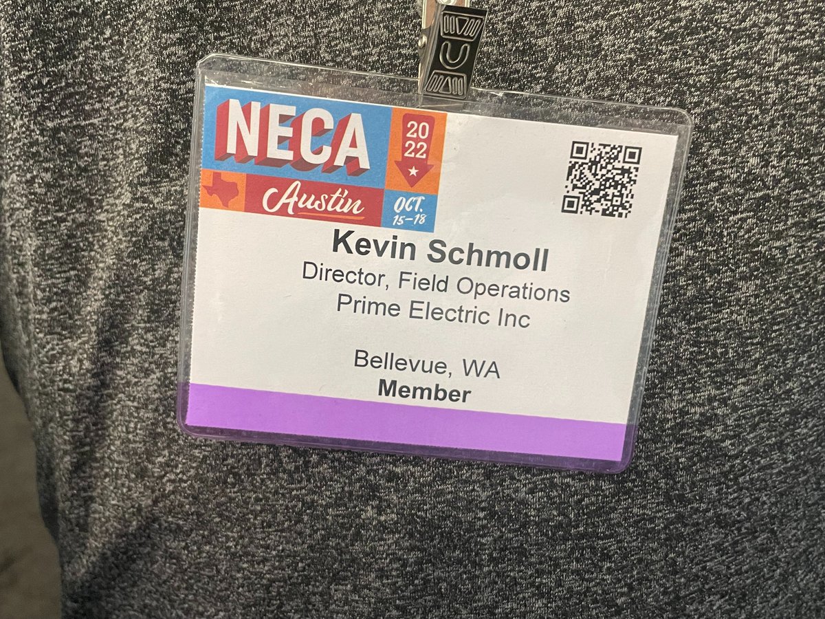 Manufacton's tweet photo. We've officially wrapped up our time at #NECA2022, and the #Manufacton Booth #3024 was all the rage! A huge thank you to everyone who stopped by including our friends at Prime Electric, and congrats to our YETI Cooler winner Larry Nelson of Collins Electrical Company! #NECA https://t.co/aRX3W05Z6s