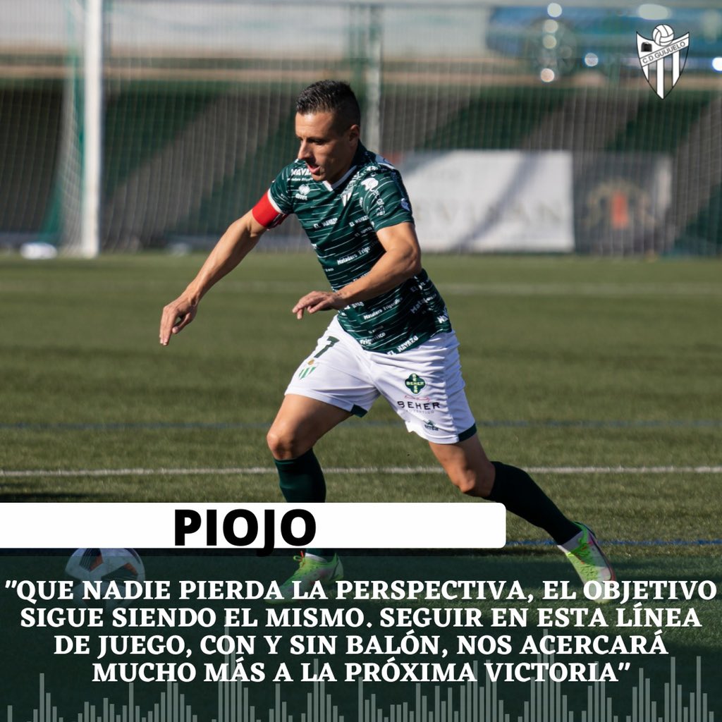 clubdepguijuelo's tweet photo. 🗣 𝐏𝐈𝐎𝐉𝐎

“Que nadie pierda la perspectiva, el objetivo sigue siendo el mismo. Seguir en esta línea de juego, con y sin balón, nos acercará mucho más a la próxima victoria”

#CDGuijuelo | #TodoalVerde 💚 https://t.co/8EhmscZo7N