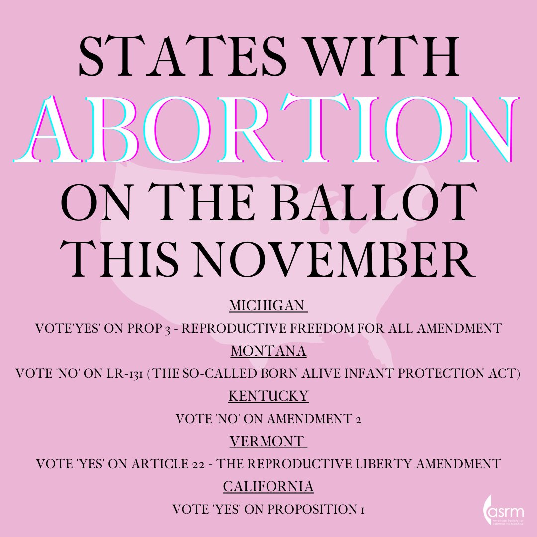 Is your state #voting on #reproductiverights this November? Get informed. Share these far and wide to protect reproductive rights around the country this election day.
#AbortionisHealthcare #ProtectIVF