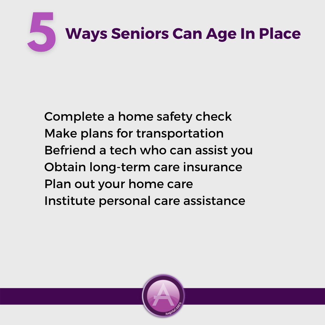 AngelaCARESInc's tweet photo. Ways Seniors Can Age In Place!

Staying in your own home as you get older gracefully

#angelacaresinc #angelacares #caregiver #community #nonprofit #organization #hudsoncounty #jerseycity #bayonne #heights #blackowned #seniors #senioradvocate #youth #mentor #guidance https://t.co/LqxsJxkGnd