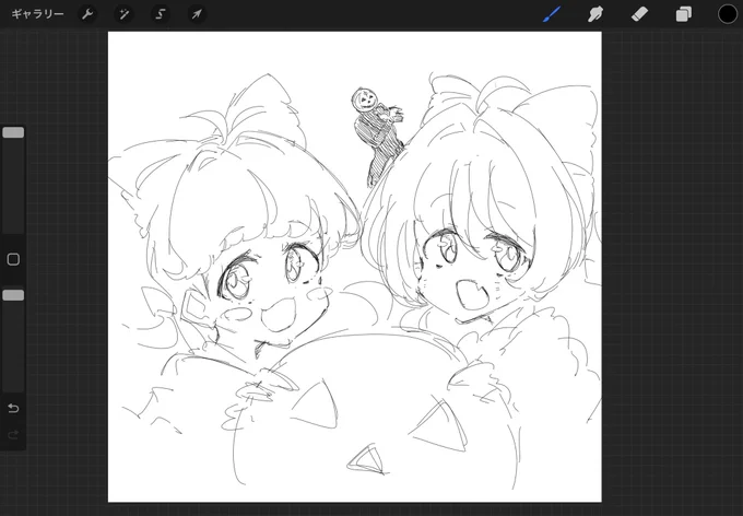 ハロウィンCi+LUS新しく描く 