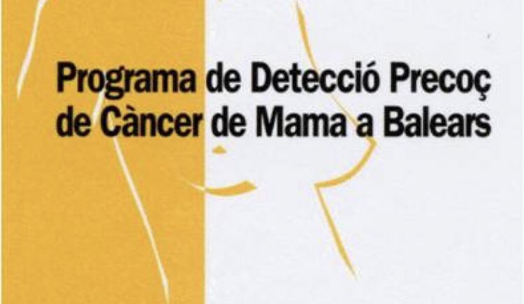 csalutpalmanova's tweet photo. ￼@csalutpalmanova #diamundialcancermama 
El programa de Detección Precoz de Cáncer de Mama se dirige a todas las mujeres residentes en Baleares y tienen entre 50 y 69 años. #CancerDeMama @apmallorca @ibsalut https://t.co/4rxcprRSyt