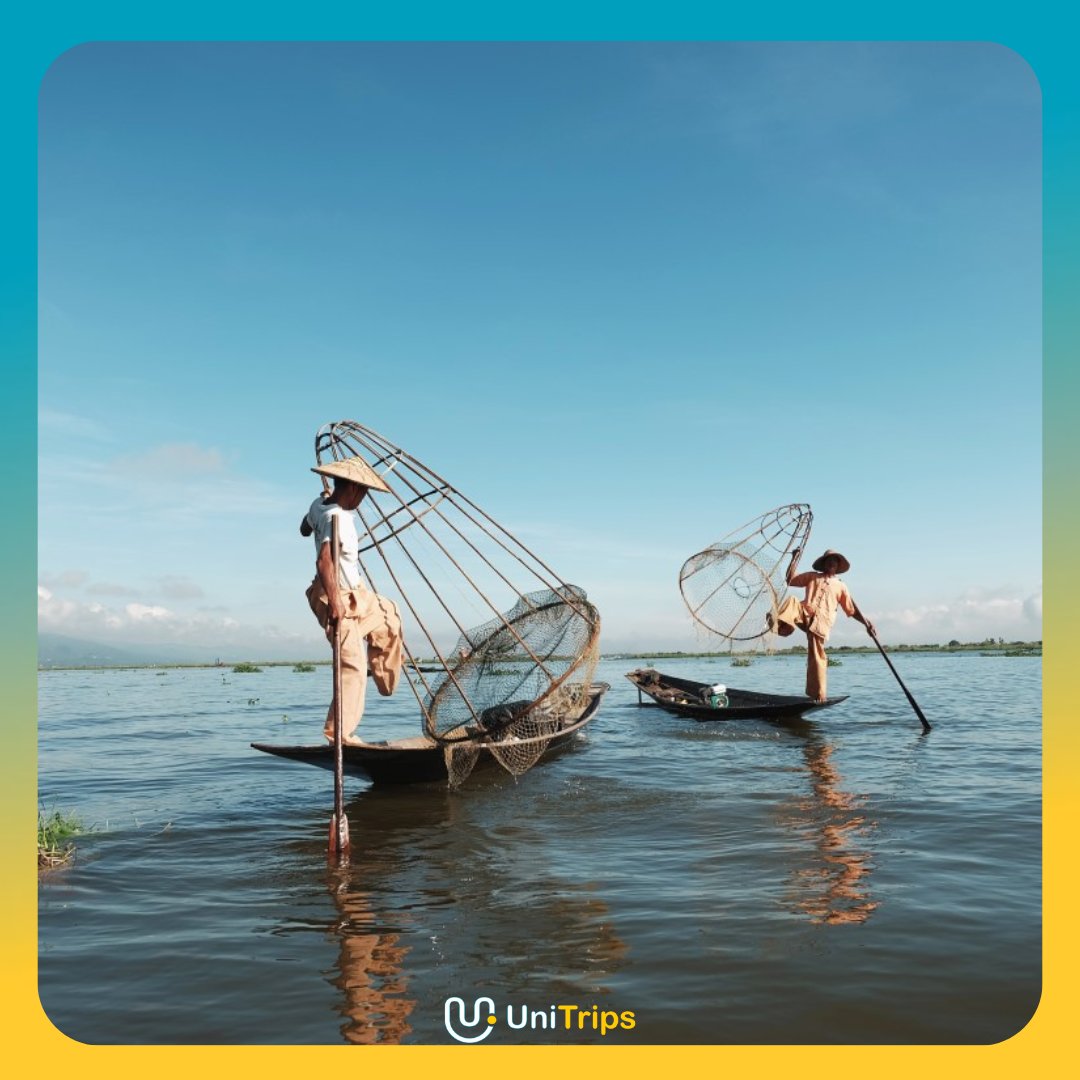 Een van de vergeten bestemmingen in het betoverende Zuidoost-Azië... Myanmar. 🌄 ⁠
⁠
Het land van het prachtige Inle Lake en zijn vissersmannen. 🐠 De fantastische landschappen van Myanmar zijn werkelijk adembenemend. 💭⁠