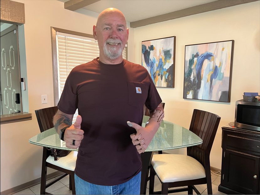UnlimitedTmro's tweet photo. TrueLimb user Don says that it's being able to do the little things like holding mail, or a small container that make the biggest difference while he is wearing his TrueLimb.
#TrueLimb #bionicarm #prostheticarm #myoelectricarm #technologywithpurpose https://t.co/dcBjRLCPSj