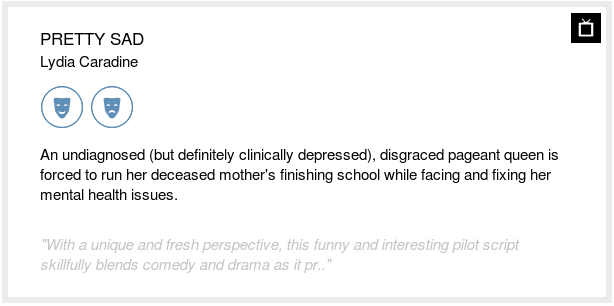 Black List readers think you should read PRETTY SAD by Lydia Caradine blcklst.com/members/script… #BlackListWeekendRead