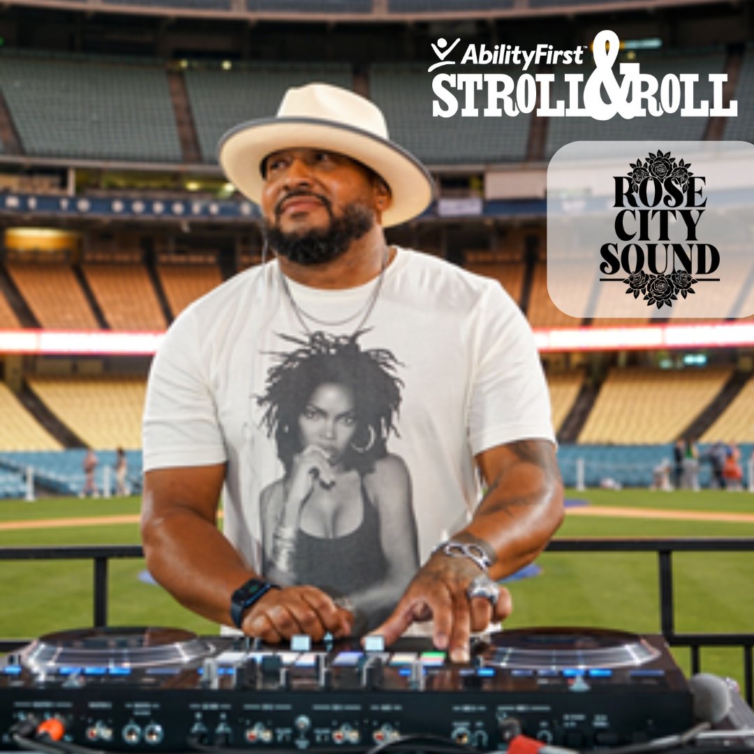 AbilityFirstLA's tweet photo. We are super stoked to announce the official @Dodgers DJ @therealDJSevere @RoseCitySound will be DJ’ing at our Stroll &amp; Roll event! Come by to hear some cool music and hang out with friends and family!! 
Visit https://t.co/gF6487nMlj to sign up if you haven’t! #strollandroll https://t.co/3KohaQ3ki9