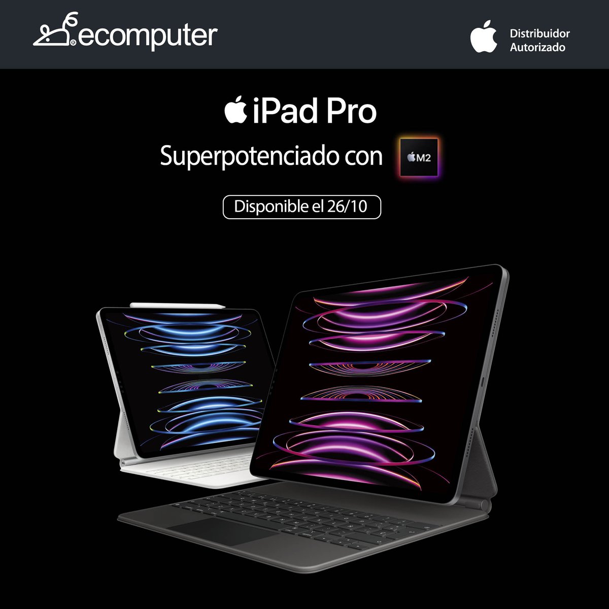 Ecomputer_'s tweet photo. Descubre los nuevos productos de #Apple. 💻
✅Nuevo #iPad. Más color. Más potencia. Más diversión. Disponible 26/10.
✅Nuevo #iPadPro. El iPad más Pro hasta la fecha. Disponible 26/10.
✅TV 4K.Disponible 26/10.
Ver #tiendaecomputer más cercana👉https://t.co/4rjlL5dUhD https://t.co/sgpzGES168