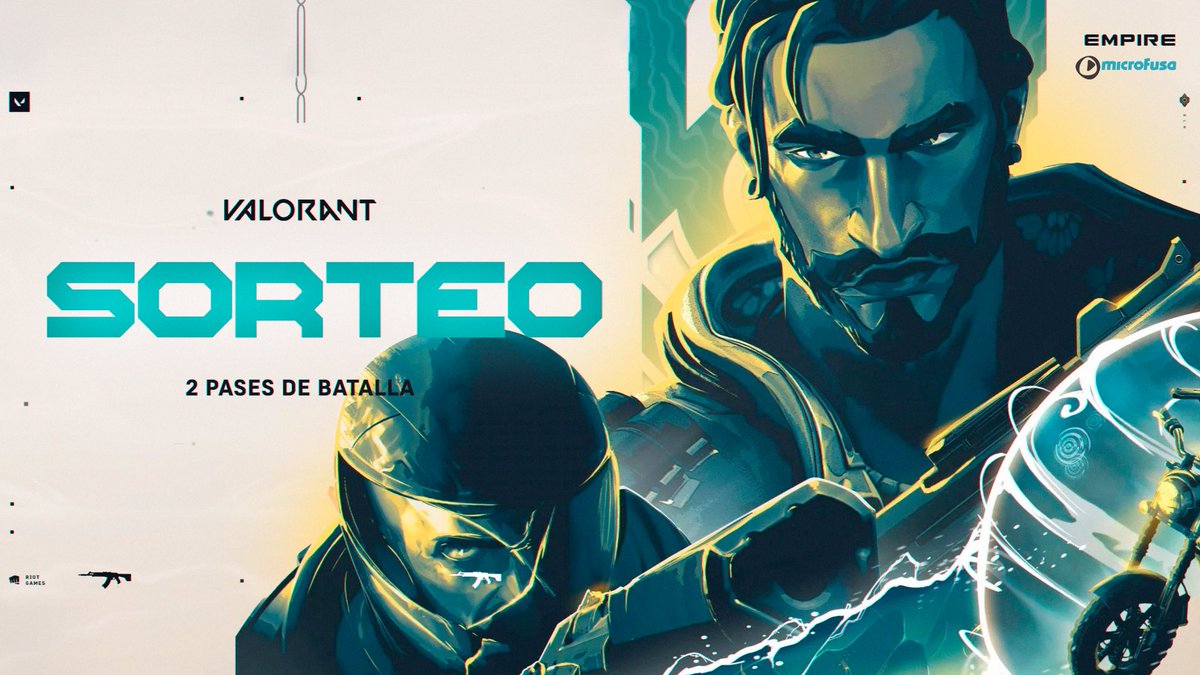 🎁🔫 SORTEO VALORANT 🔫🎁

Os traemos un nuevo sorteito de 2 pases de batalla🥰

Condiciones:

✅ Seguir a <a href="/EmpireClubeu/">Empire</a>
🔁 Darle a RT
💛 Darle a FAV
👥 Comenta y menciona a 2 amigos

Puedes participar también por Instagram.

🍀 ¡Mucha suerte a todos/as! 🍀

🗓️ Finaliza el 02/11