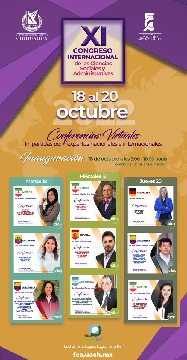 Muy agradecido por la invitación a participar en el XI Congreso Internacional de las Ciencias Sociales y Administrativas de la <a href="/UACHMx/">UACH</a> para hablar sobre el proceso judicial como instrumento para afrontar la emergencia climática. ¡Gracias!