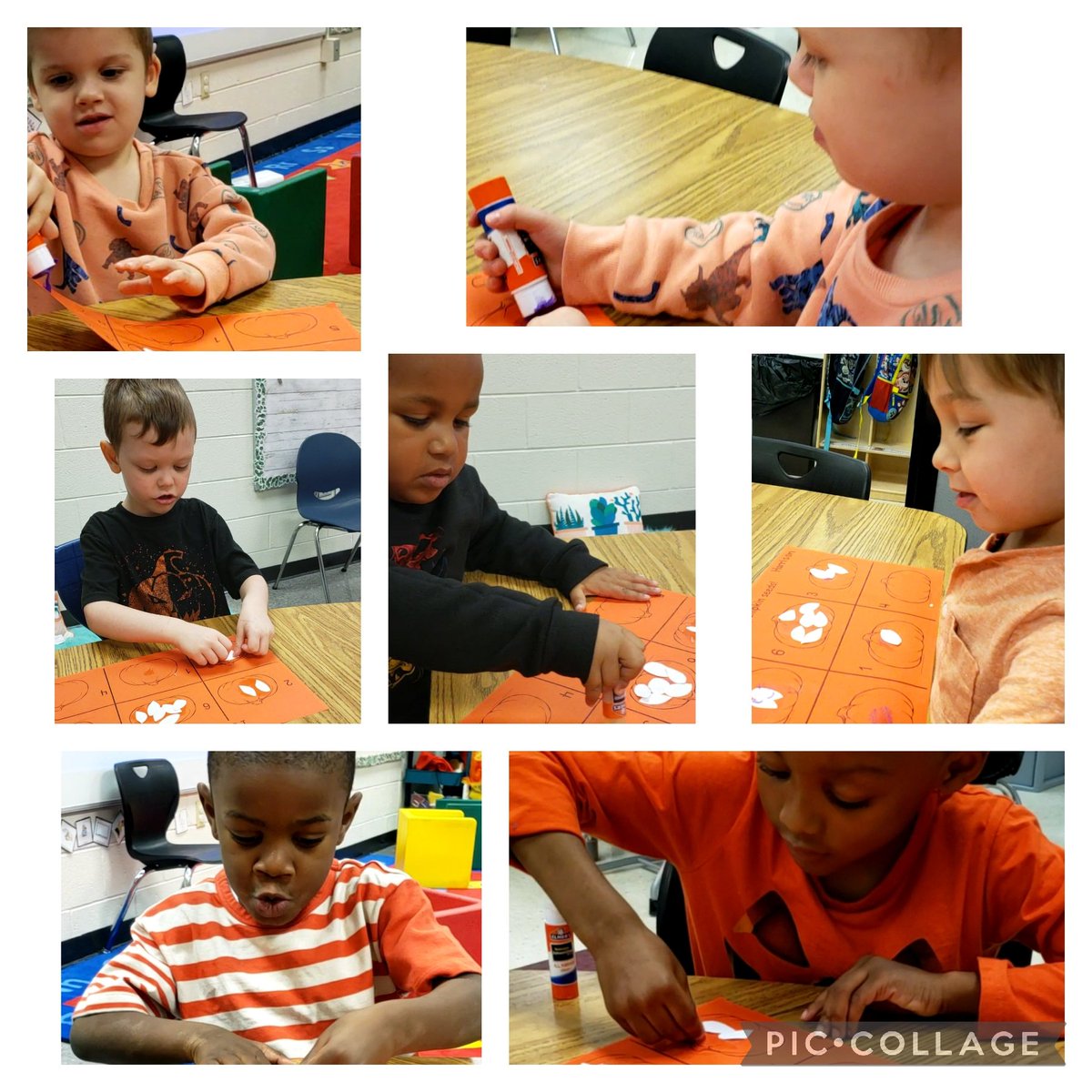 MsAmyatSPS's tweet photo. Pumpkin seed counting! Numeral recognition ✔ 1:1 correspondence ✔ Fun fall learning activity ✔ #ECSErocks #WeAreBTWE @SPS_SpecialEd  @SufVAschools #BuildingtheBestSPS @akaangel8 @Navywife671 @RicksTasha50 https://t.co/OUZ5sX7lMe