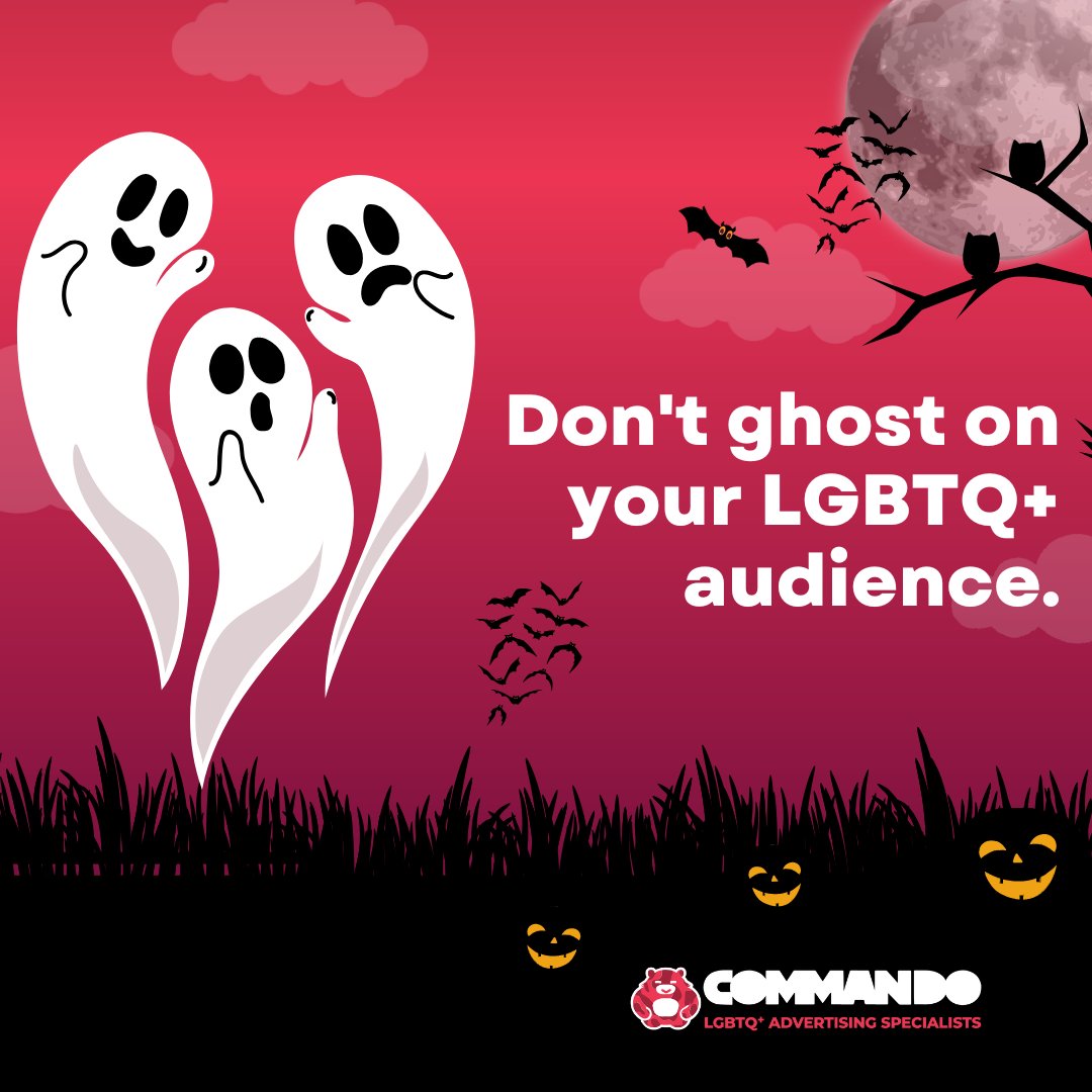 Commando can keep your ads going all year long!

Click the link in the bio to schedule your FREE 30 minute consultation 🔗

#lgbtqmarketing #marketingagency #queerinclusive #inclusivemarketing #lgbtqmarket #marketingtips #lgbtqadvertising
