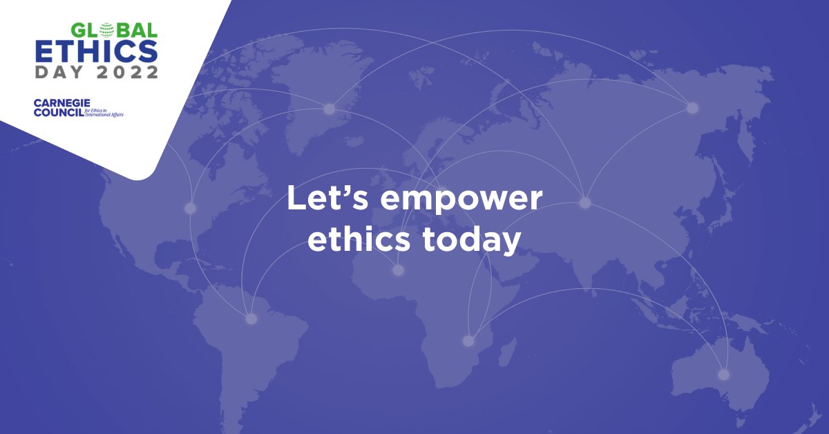 cfa_madison's tweet photo. Today is #GlobalEthicsDay! We’re proud to be supporting @carnegiecouncil to empower ethics. Join us: https://t.co/XMrSXqPOHQ https://t.co/cVWxbkgbLh