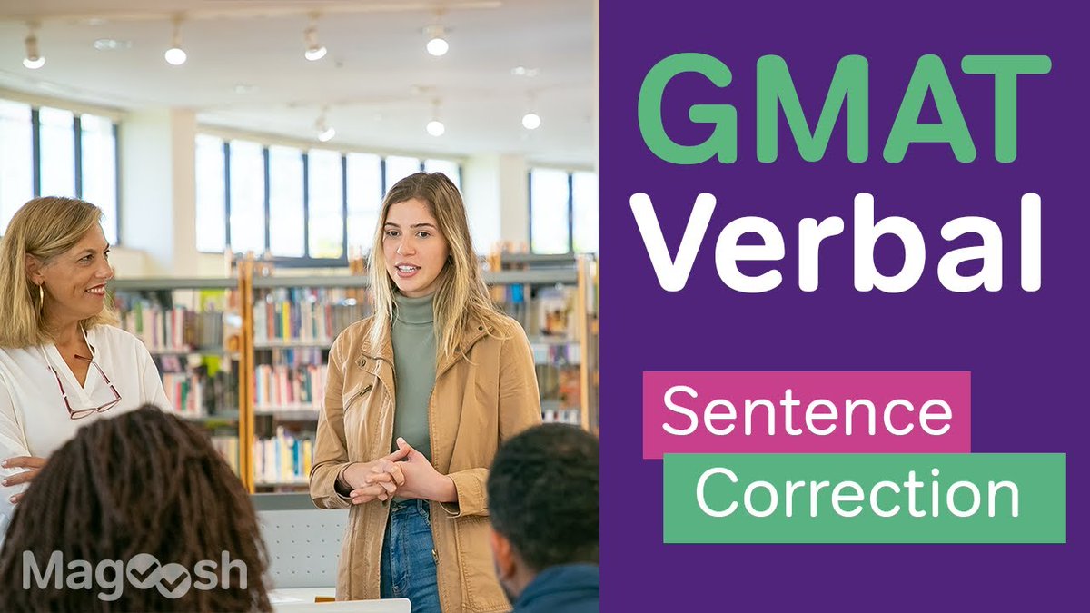 Follow along with this parallelism Sentence Correction example to help prepare yourself for the #GMAT Verbal section! Let's dive in!
bit.ly/3wZ8zS2