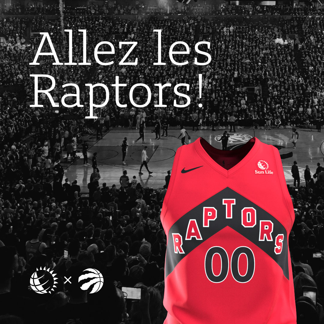 En tant que partenaire santé et mieux-être officiel des Raptors de Toronto, nous sommes fiers d'encourager notre équipe locale! C'est parti pour une saison saine et remplie de paniers. 🏀 🙌 #SunLife #Raptors