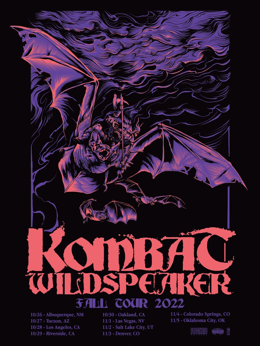 We're a week away from heading to the West Coast with Kombat!