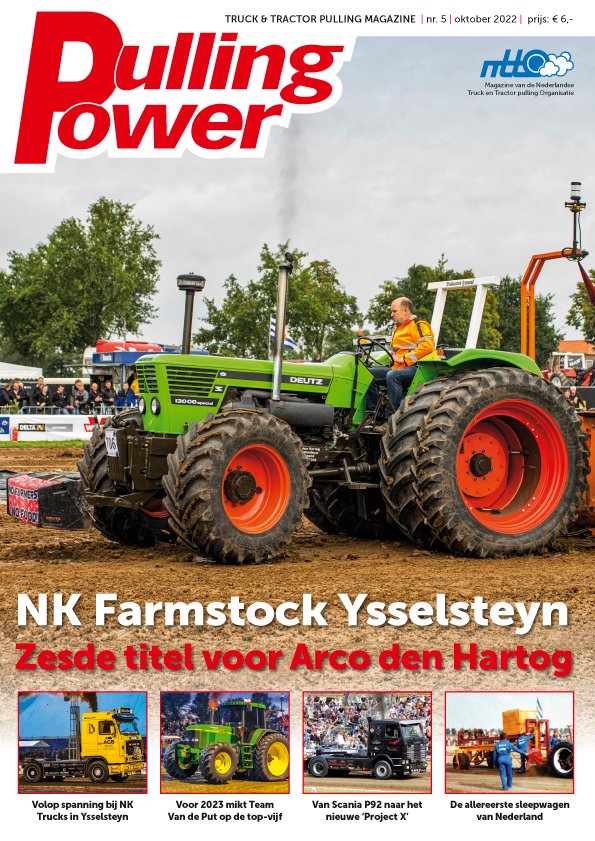 Nieuwe Pulling Power Magazine Oktober 2022 Nummer 268 is uit.
#TruckPulling #TractorPulling #NTTO #GrandNational #National #Farmstock #CompactDiesel