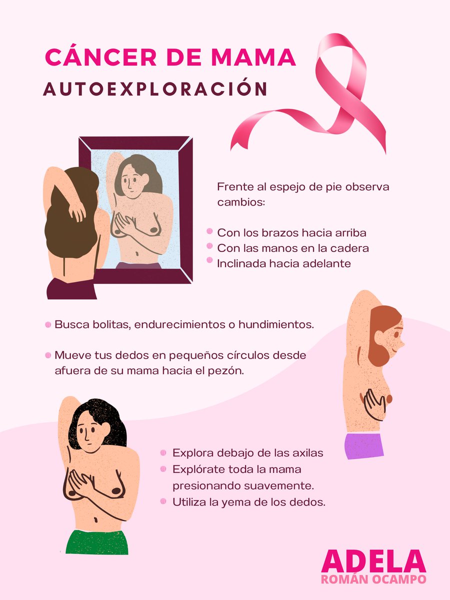 #CáncerDeMama 

Las mujeres somos cada vez más un factor de peso en la vida política, social y económica de nuestro país. Es tiempo de cuidarnos todas para responsabilidad y compromiso con México. 

¡Por ti, por mi y por todas, examínate ahora!
#19deoctubre